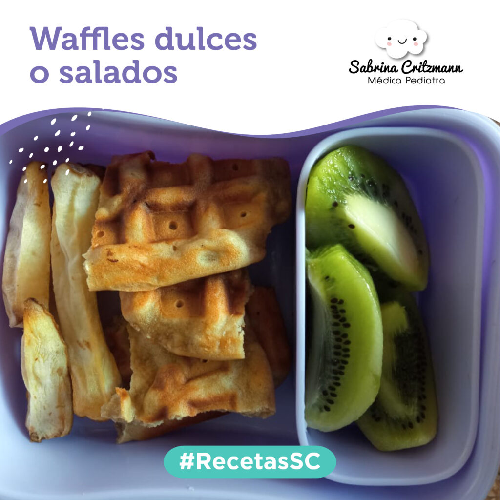 waffles dulces y salados