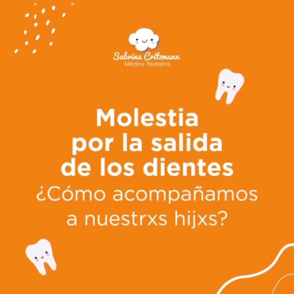 molestias por la salida de los dientes