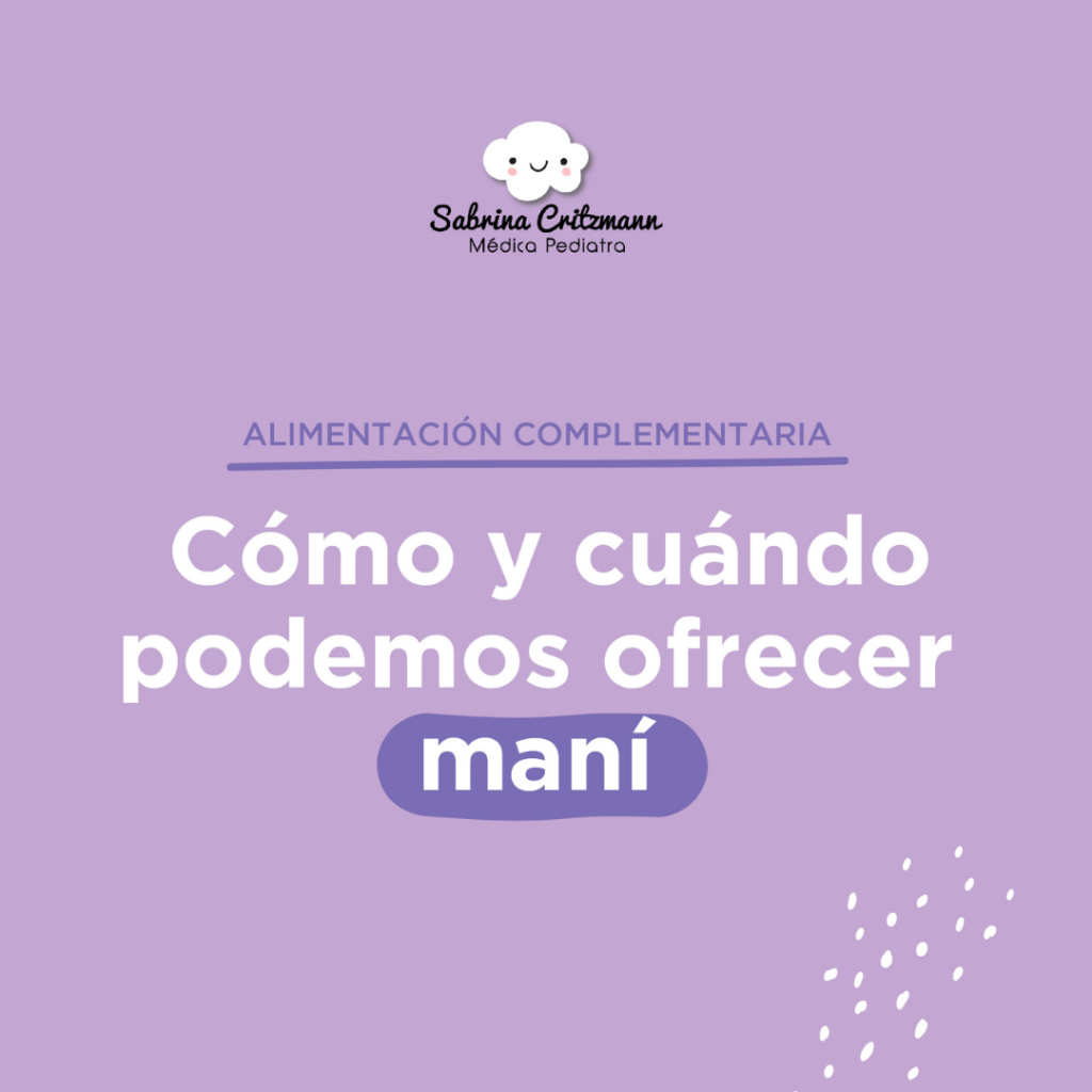 cómo ofrecer maní